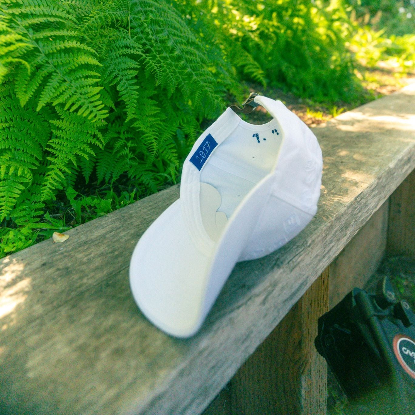 1017 White on white hat