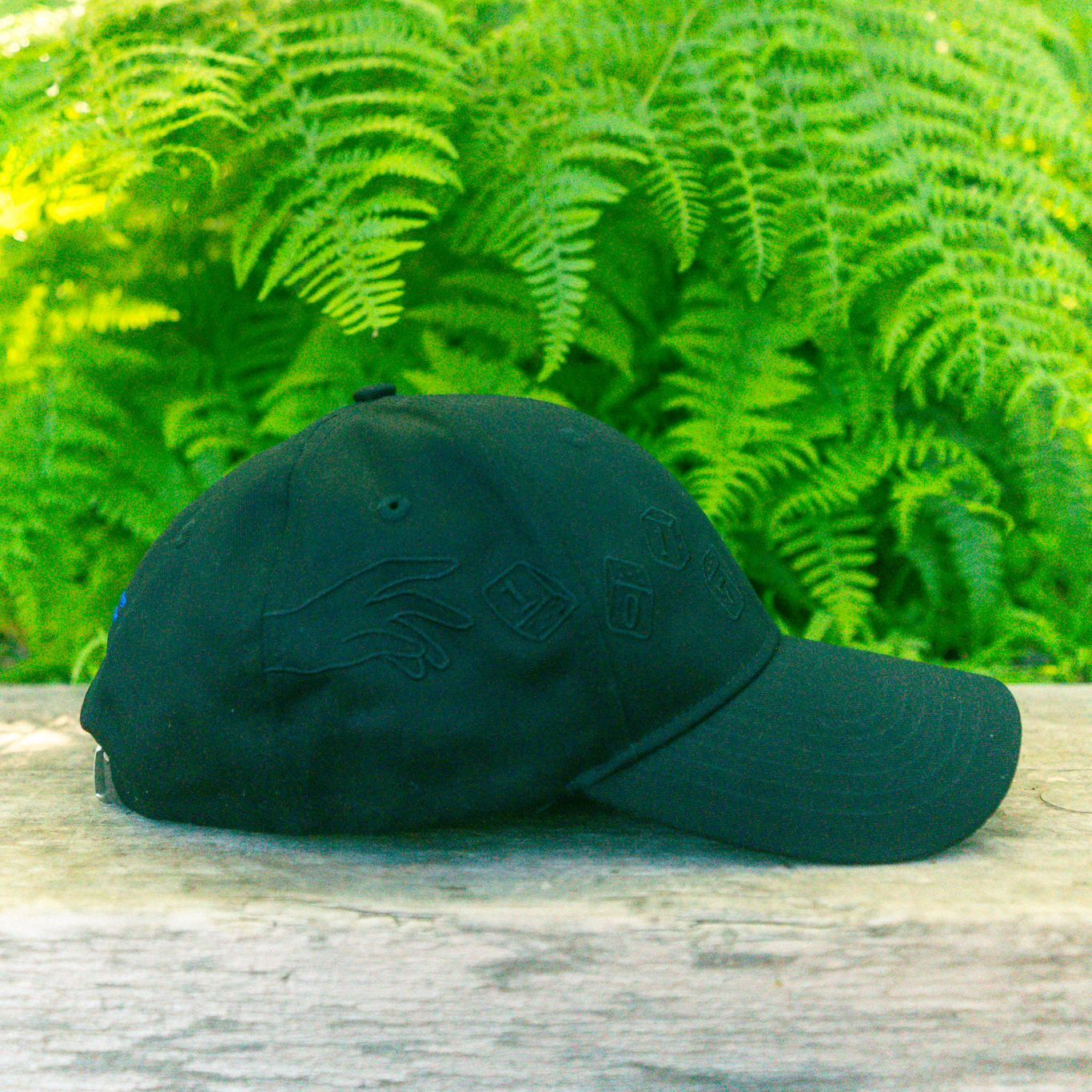 1017 Black on black hat