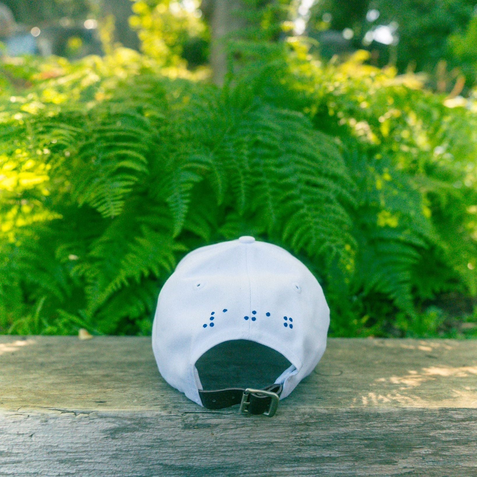 1017 White on white hat